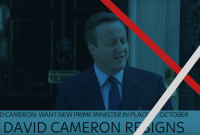 OBE news David Cameron resigns banner